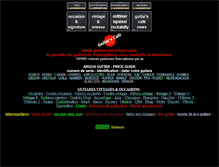Tablet Screenshot of guitareelectrique.com